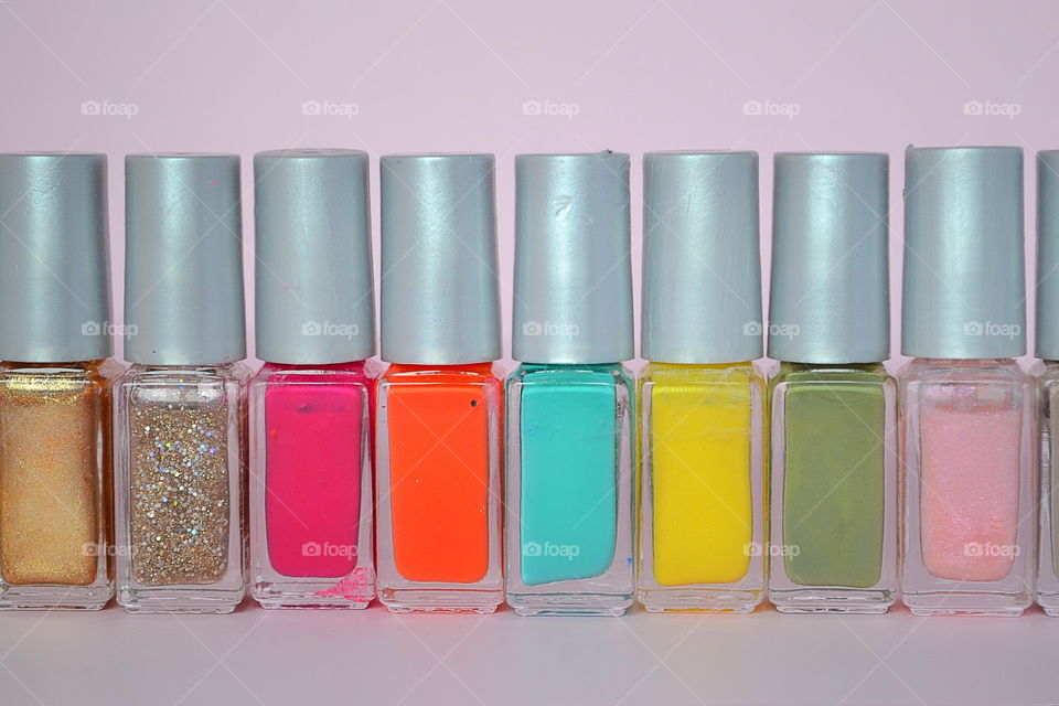 Nailpolish in different colors