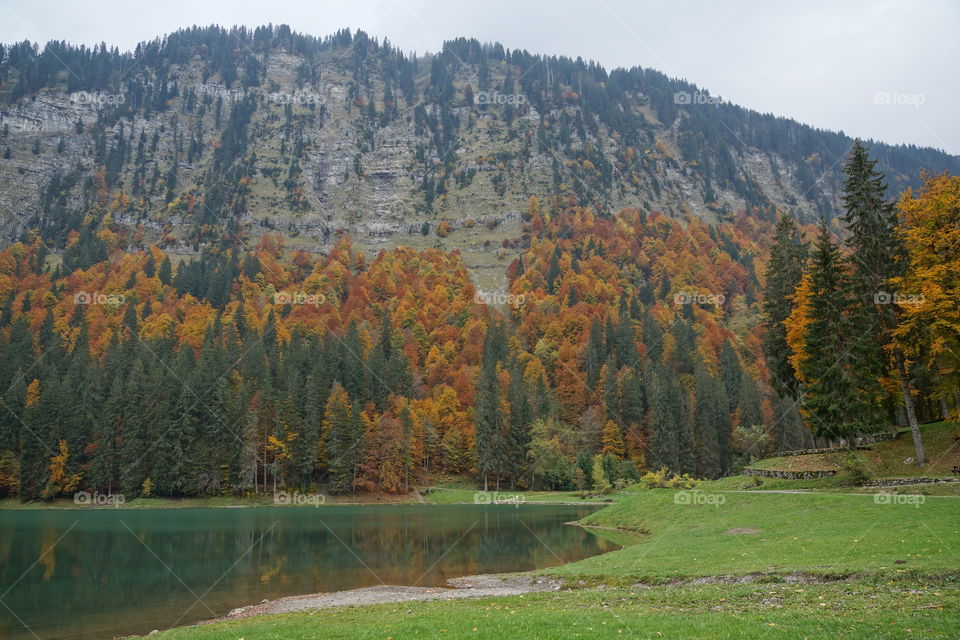 Automne au lac de Montriond