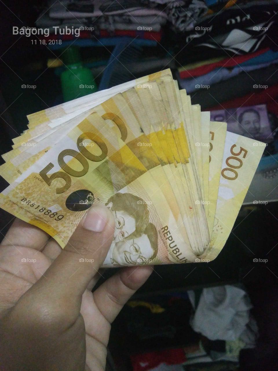 500 peso bill Philippine money