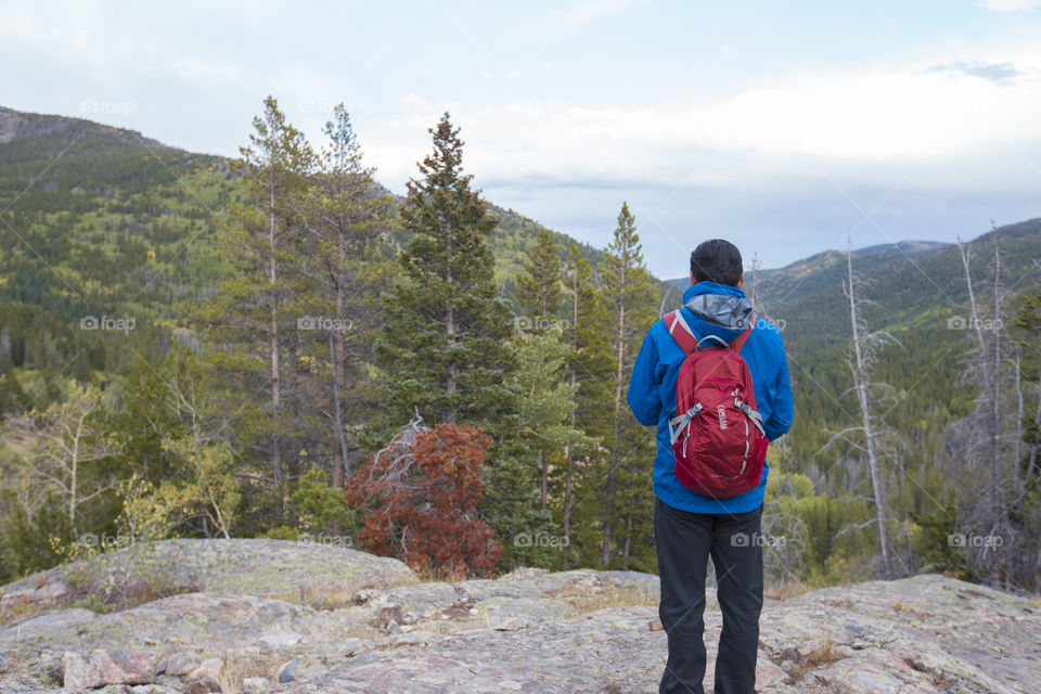 Hiking views in CO