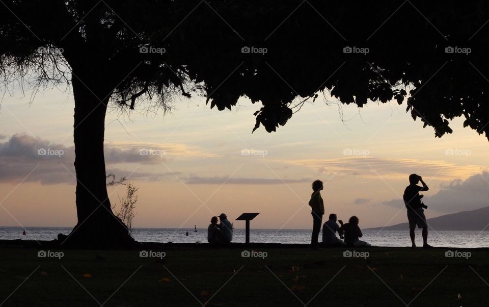 Sunset in Lahaina 