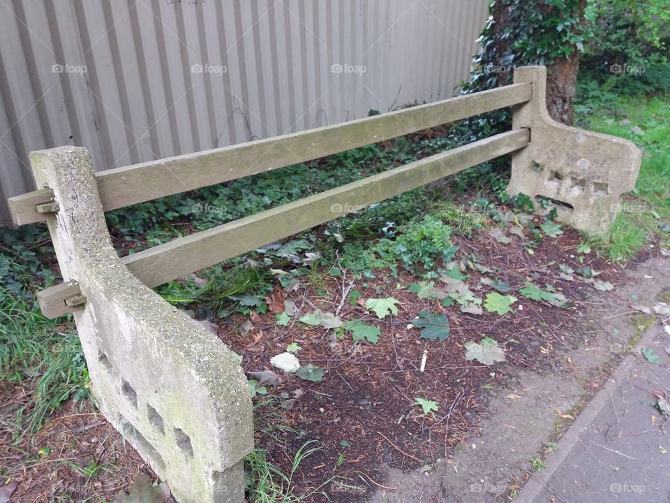 Bench without a seat