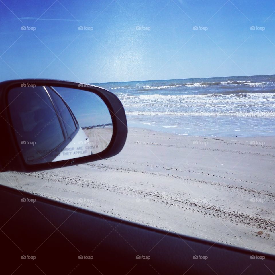 Beach, Car, Travel, Vacation, Sea