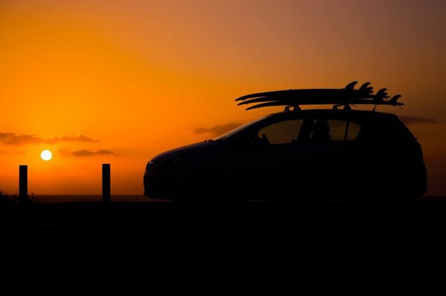 Dawn Patrol. Looking for waves 