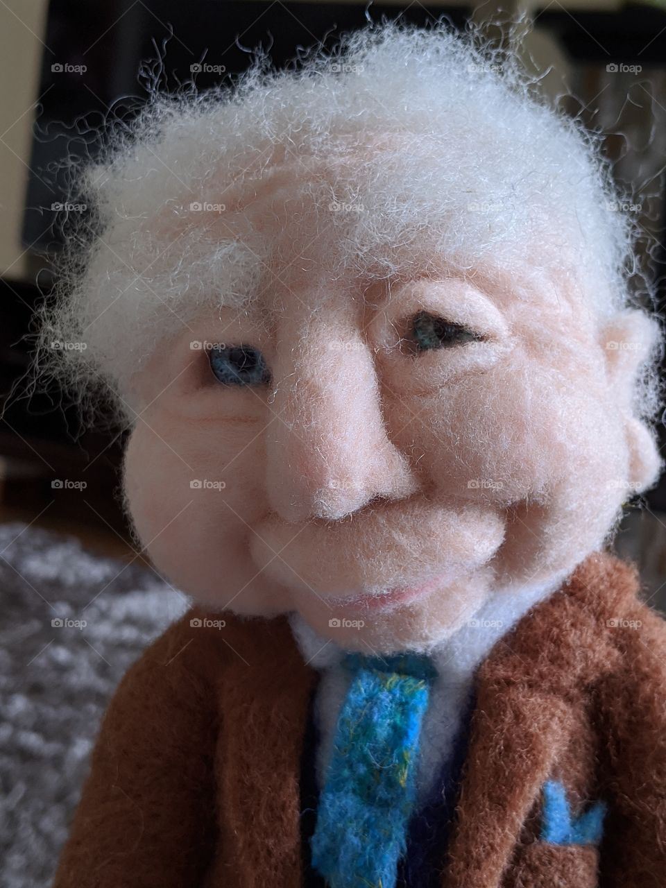 needle felted gramps