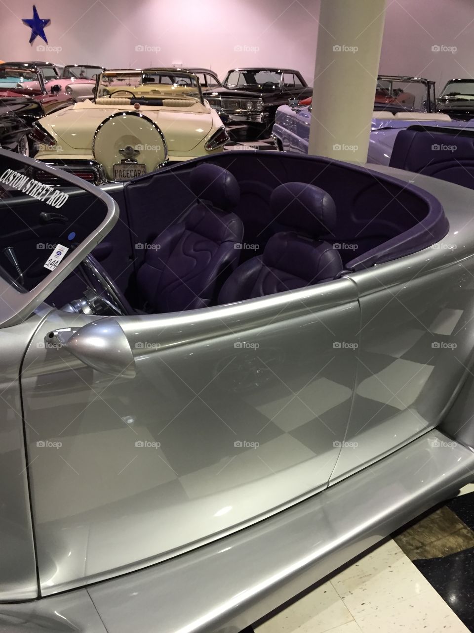 Classic Hot Rod With Interior Redone In Purple Leather!