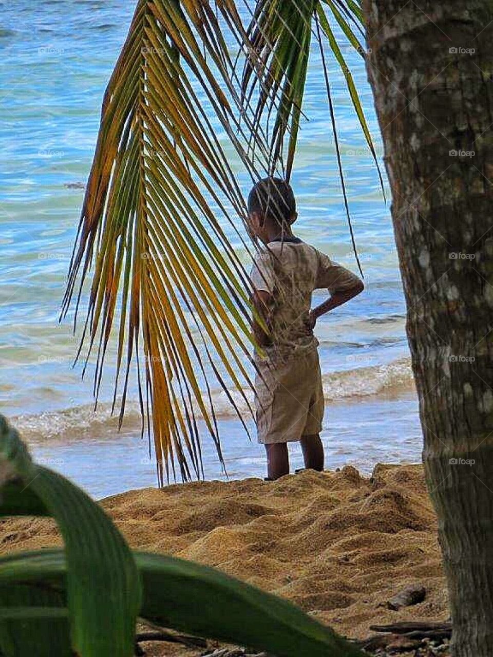Boy on the beach 