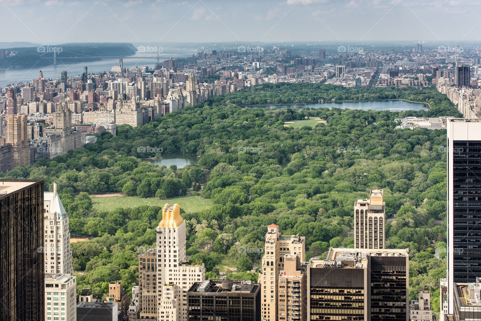 New York, Manhattan - view on Central Park