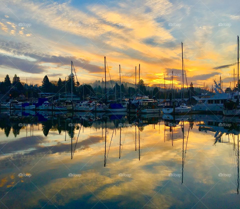 Winter Sunrise in Poulsbo 