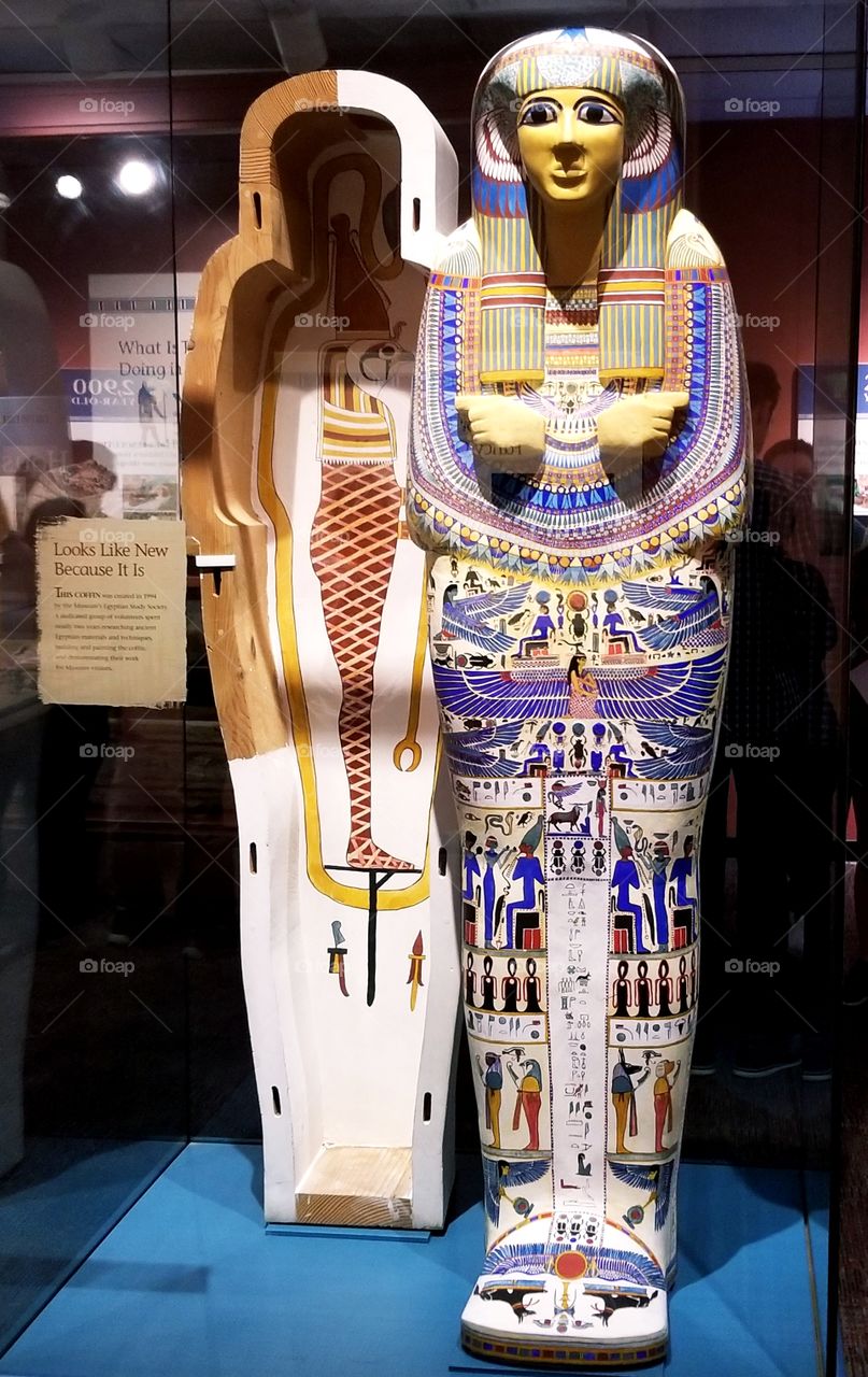 Replicated Egyptian Coffin