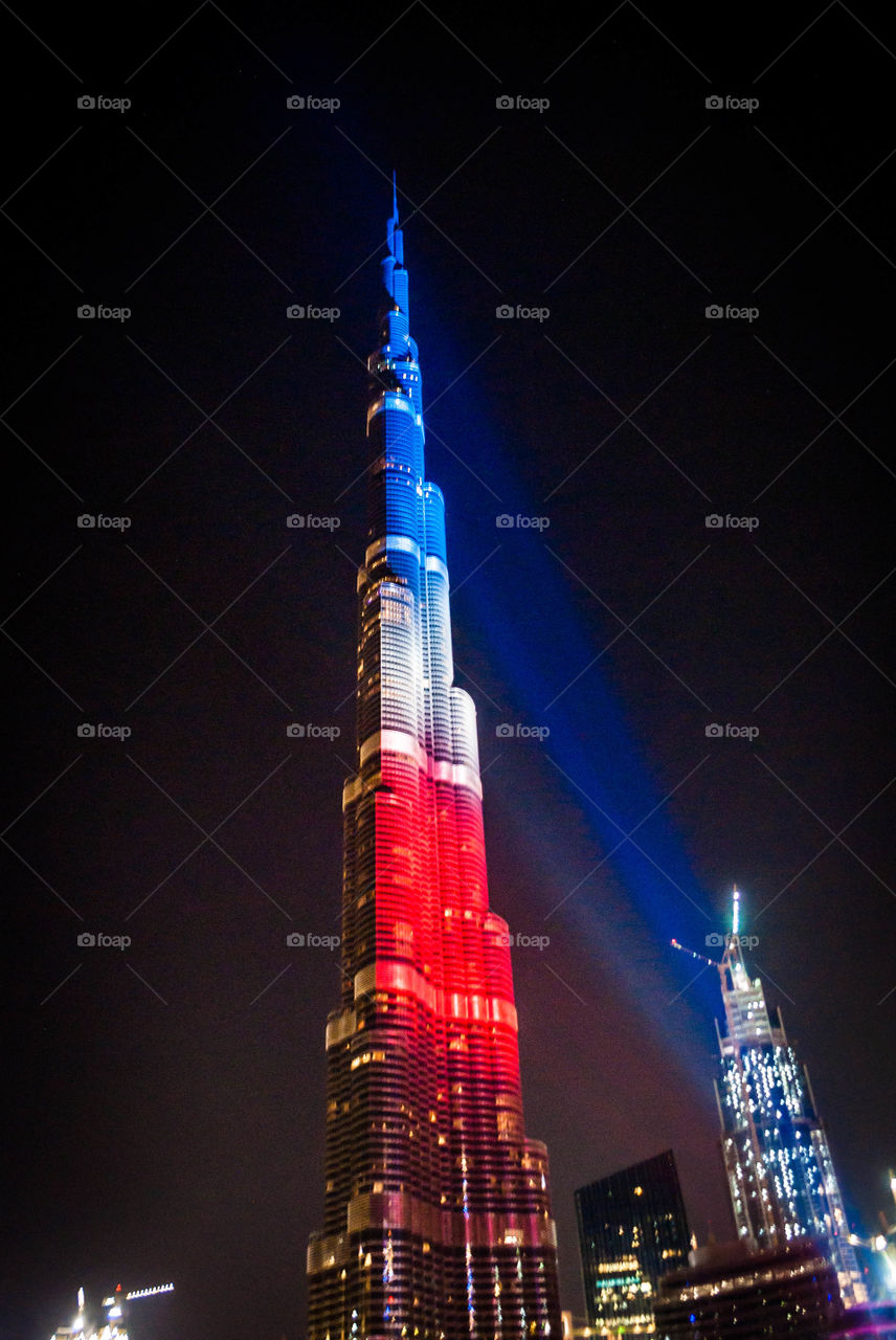 Burj Khalifa Paris Tribute