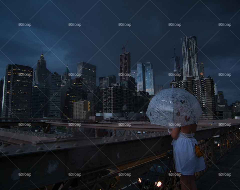 Nightshot dramatic NYC