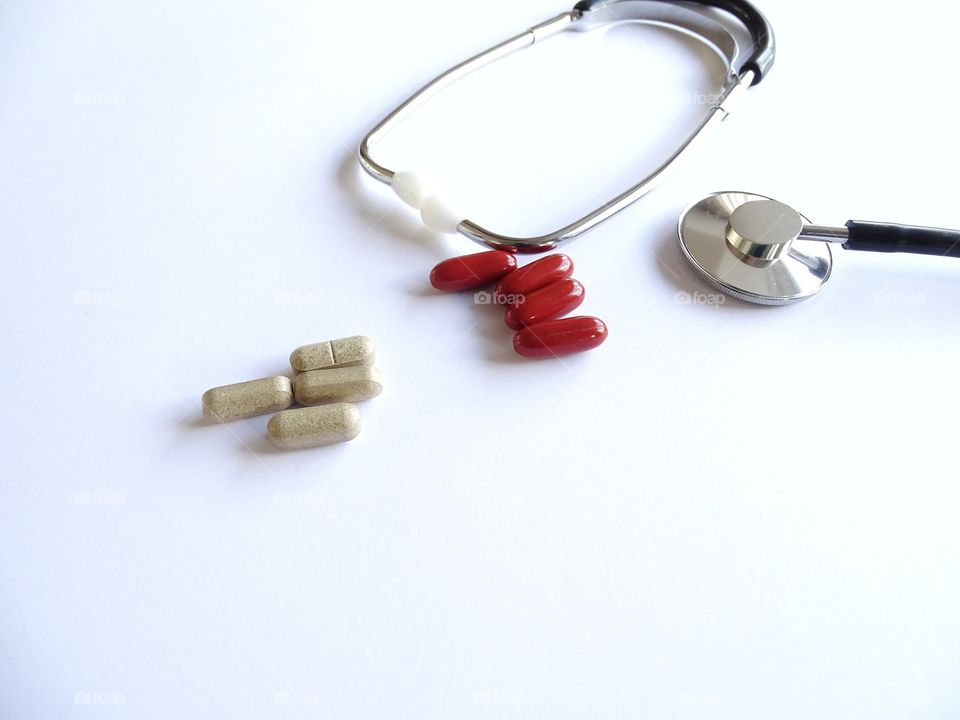 Pills and Stethoscope