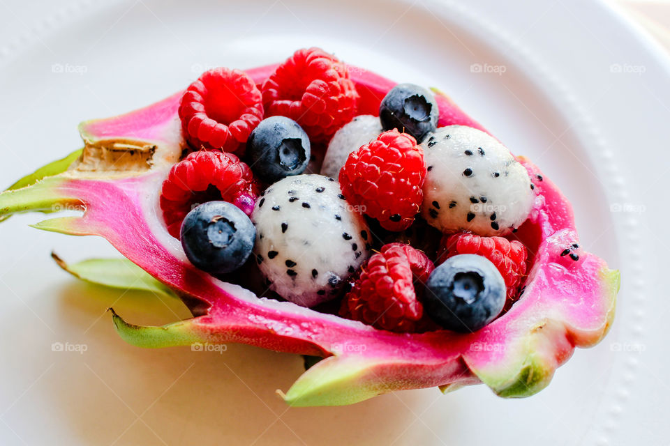 Dragon Fruit Salad