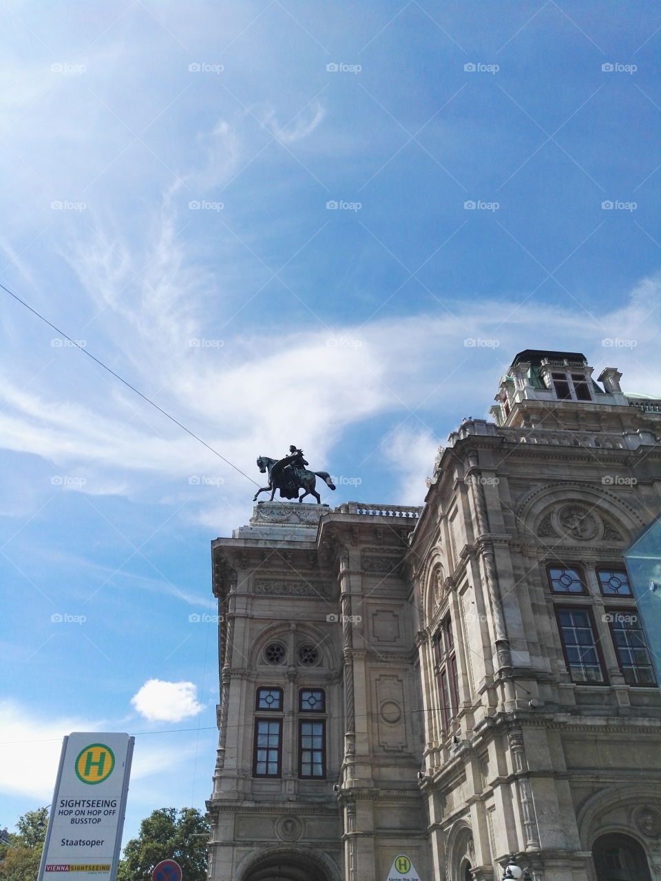 Vienna horse statue