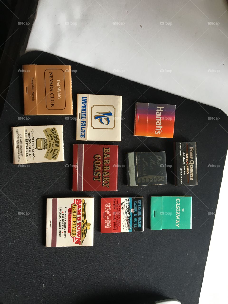 Matchbook collection from Las Vegas