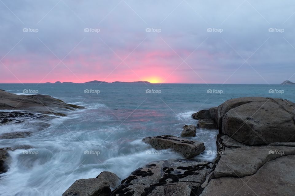 Rainbow Summer Sunset