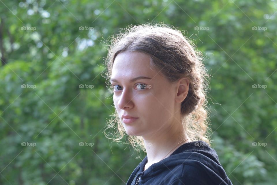 girl beautiful portrait close up