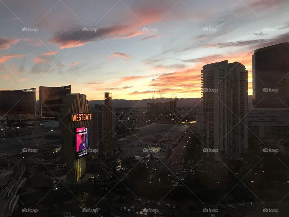 Vegas cityscape