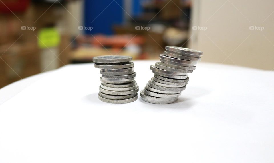 One form of money is coins,paper money and digital money