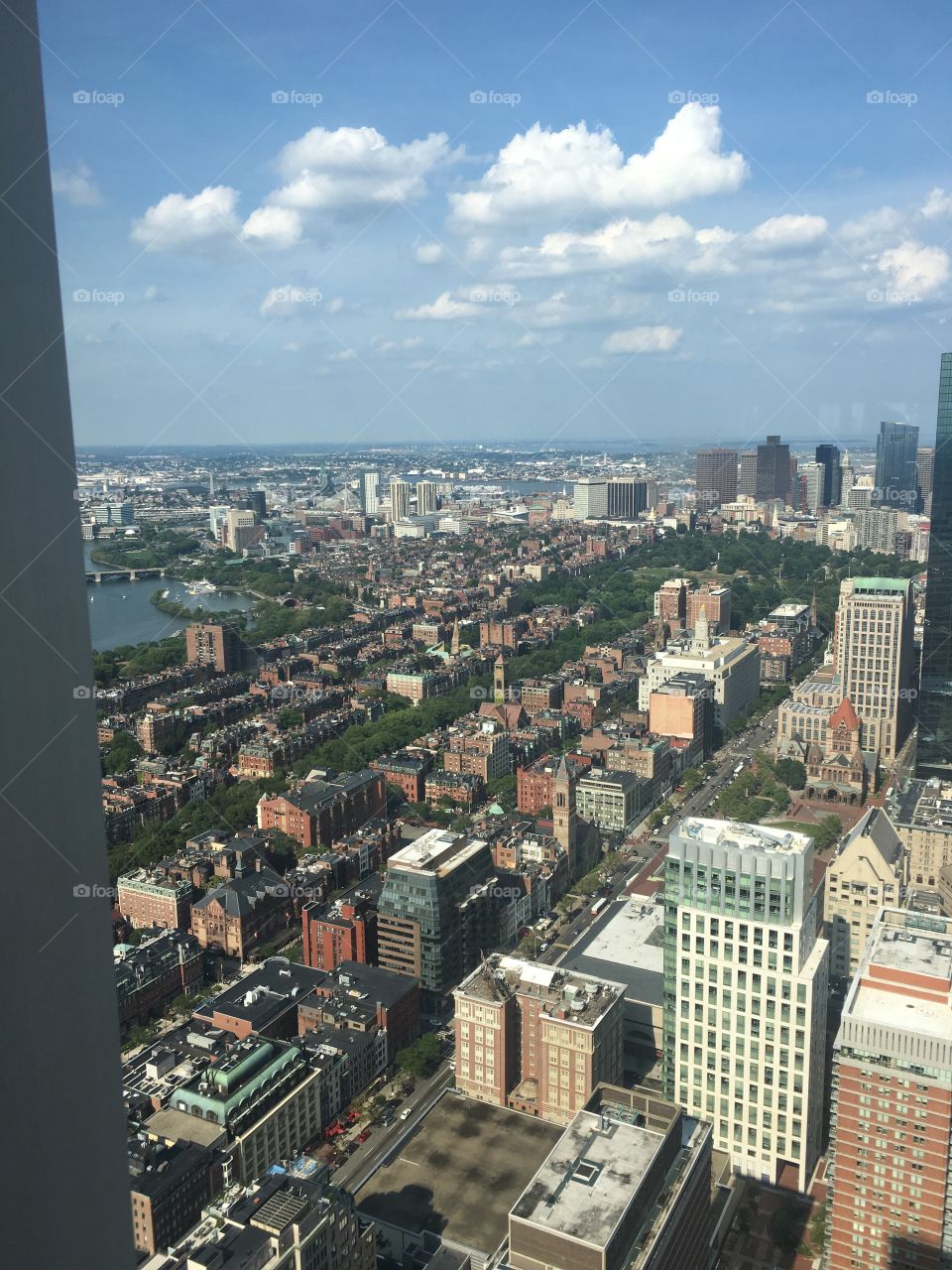 Boston from the prudential tower 