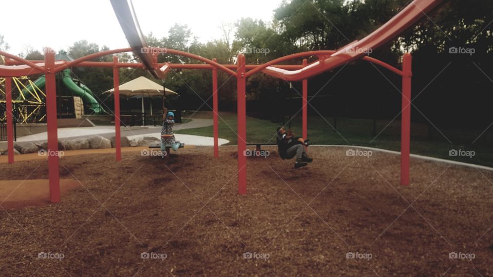 playground funtime with kids