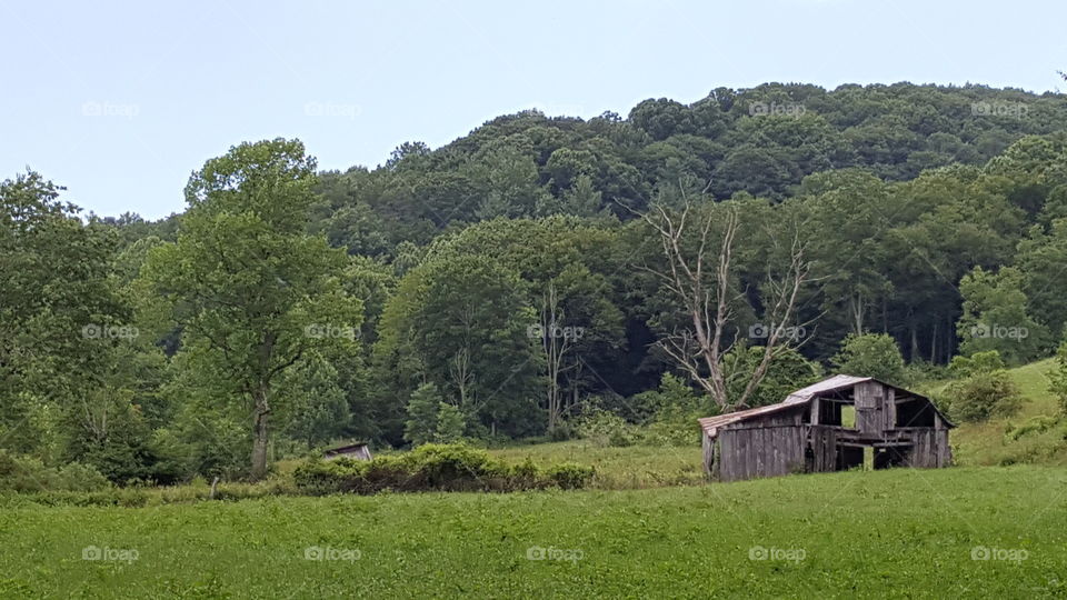 old barn landscape
