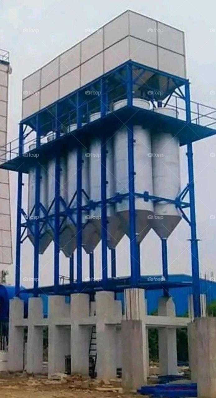 A beautiful and attractive view of the Rice Mill of Nagpur (India).