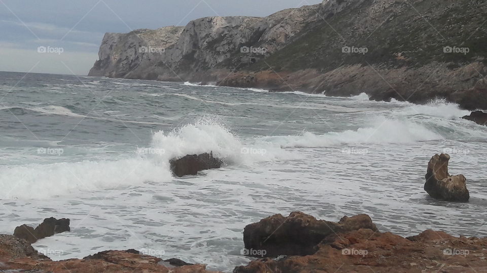 temporal . Denia. les rotes