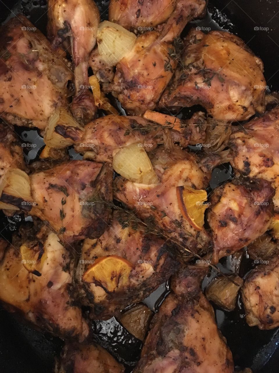 Baked spicy chicken 