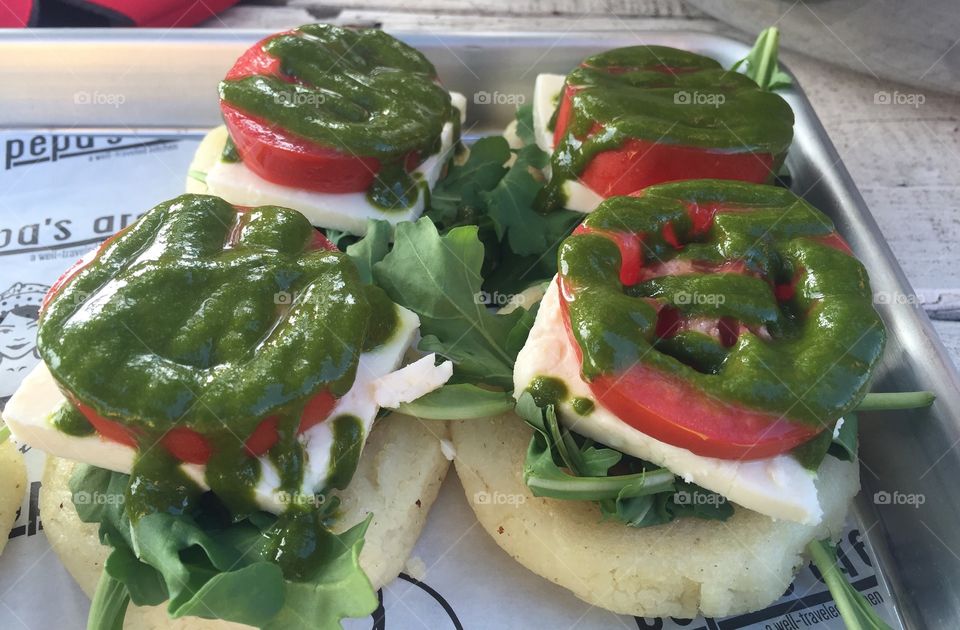 Tomato basil mozzarella 