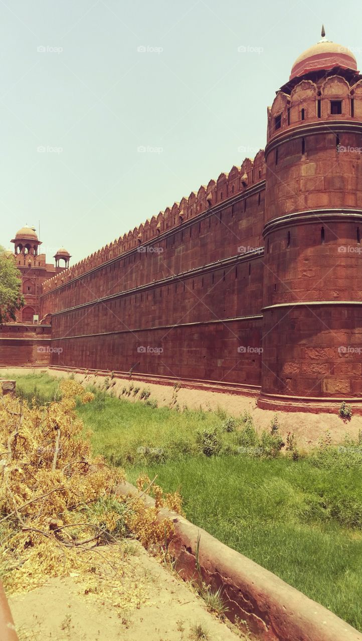 red fort,delhi, india