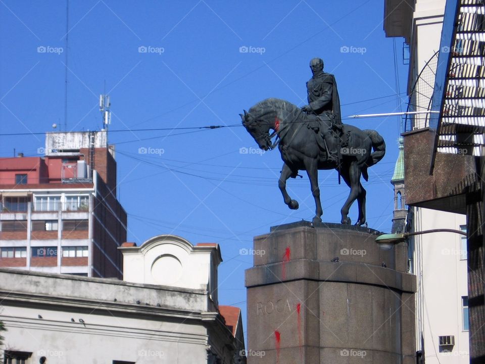 Horse. Monument