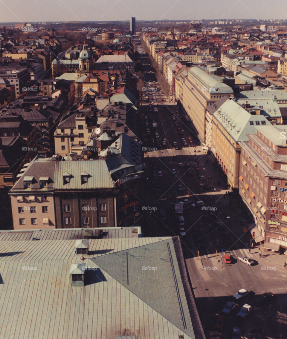 street city skyline stockholm by MagnusPm