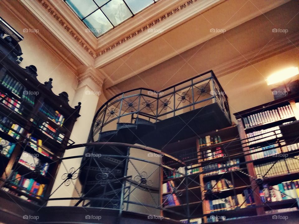 Architecture, City, Library, Building, No Person