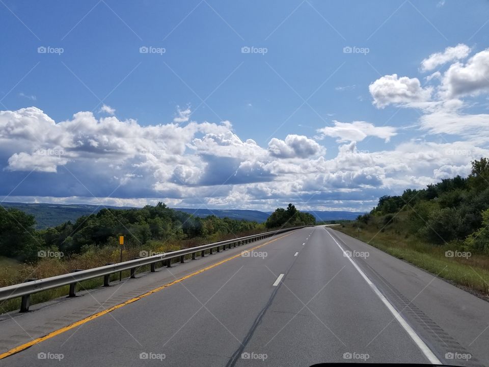 Road, Asphalt, No Person, Highway, Travel