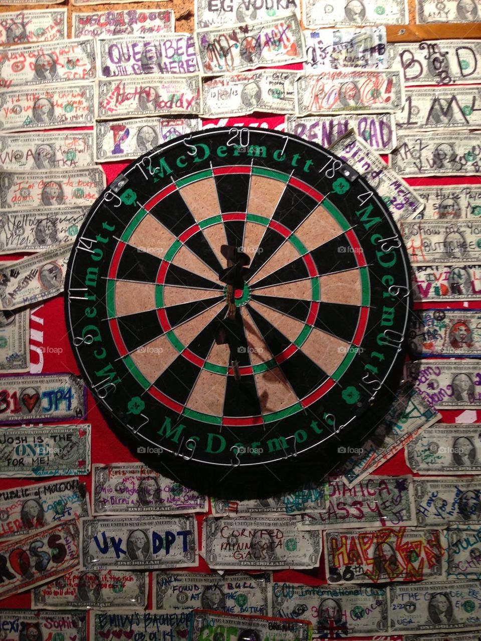 Dart board 