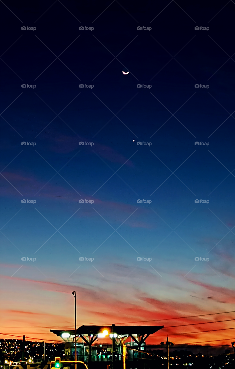 Sunset in Valparaíso