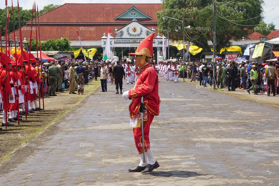 Commander of traditional army of Yogyakarta palace