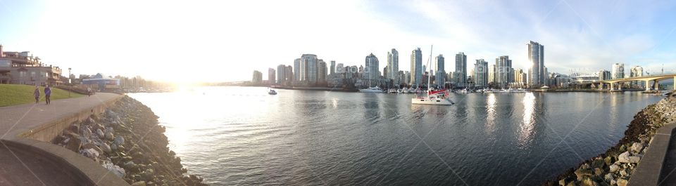 Between sea and sky, beautiful Vancouver 