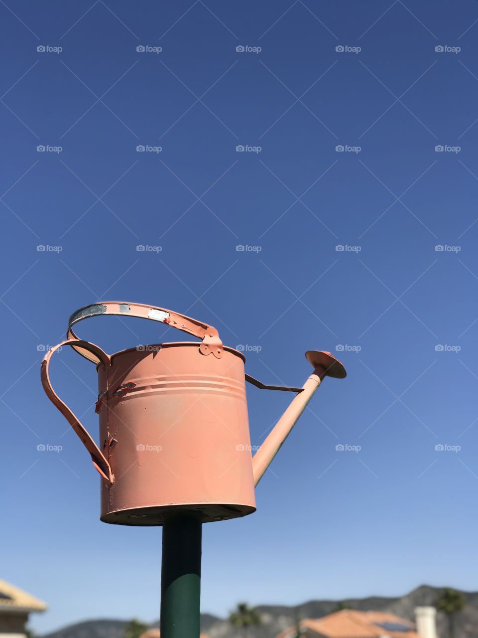 Watering can and sky