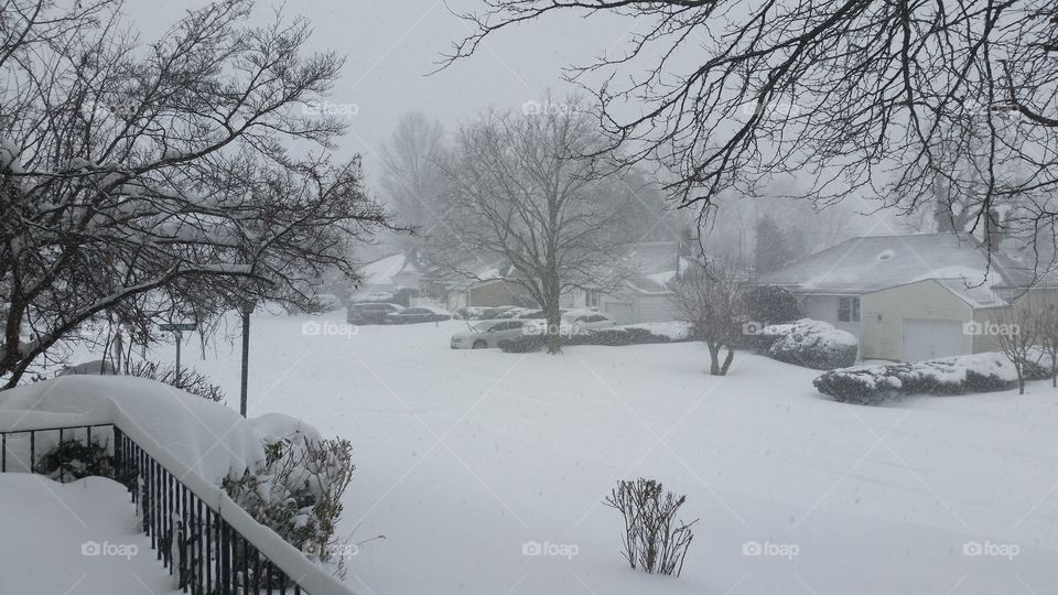 long island after blizzard