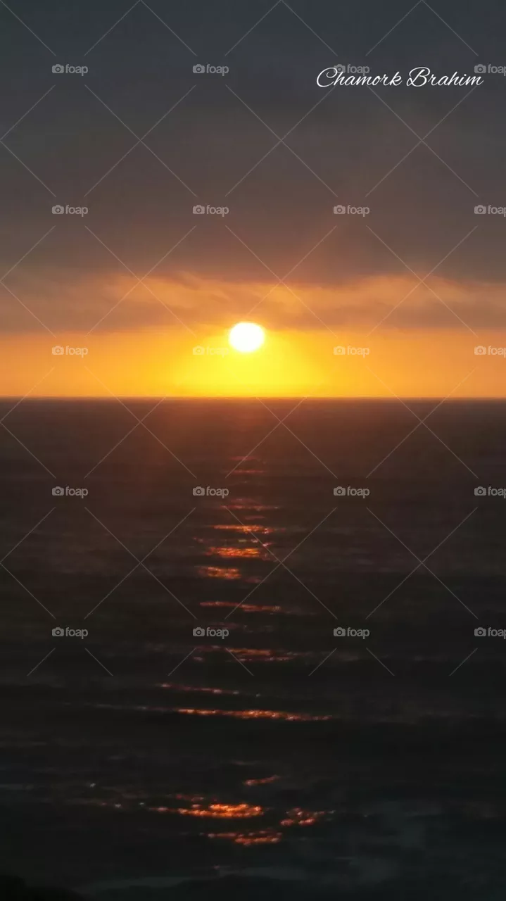 Amazing sunset today in Mirlft in the region of Ifni,Morocco