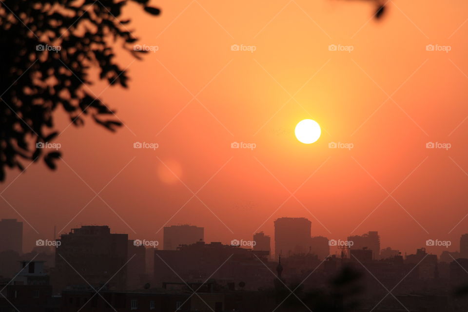 Sunset in Cairo