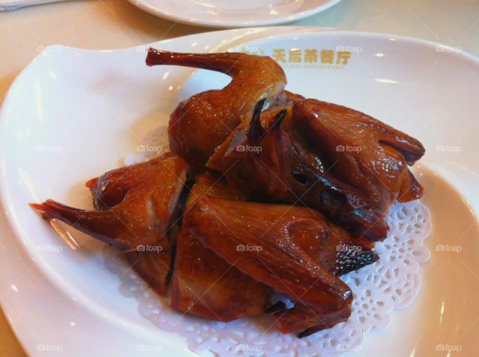 grilled duck