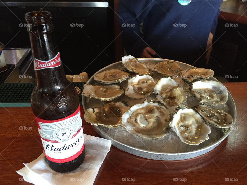 Floyd's! Where the Budweiser beer is ice cold and the reception warm! This bar has character,great food, and superior service! Oysters on the half shell with horseradish sauce!