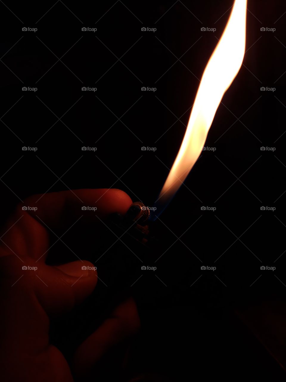 Flame, Burnt, Smoke, Dark, Hot