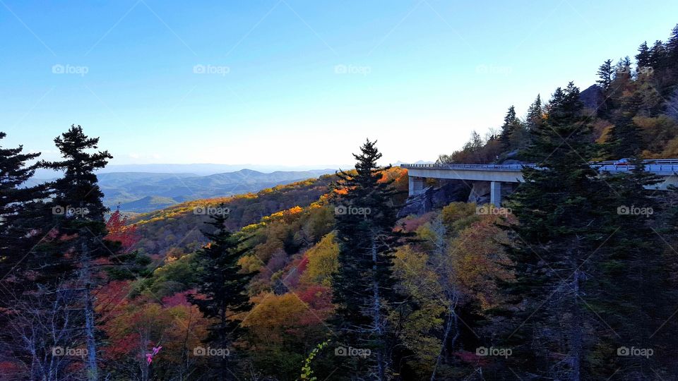 Blue Ridge Parkway. Linn Cove Viaduct