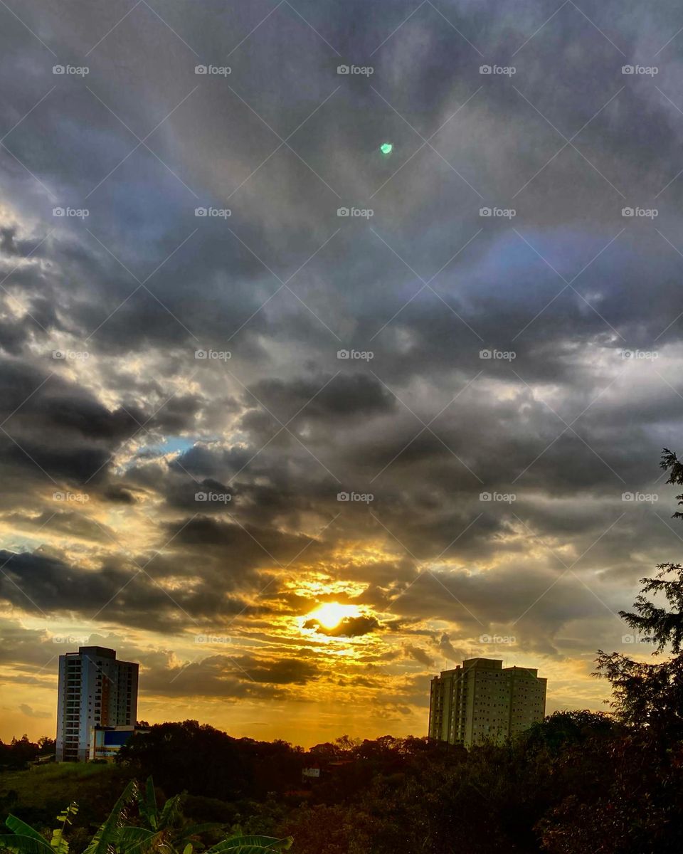 🌇🇺🇸 An extremely beautiful sunset in Jundiaí, interior of Brazil. Cheer the nature! / 🇧🇷 Um entardecer extremamente bonito em Jundiaí, interior do Brasil. Viva a natureza! 