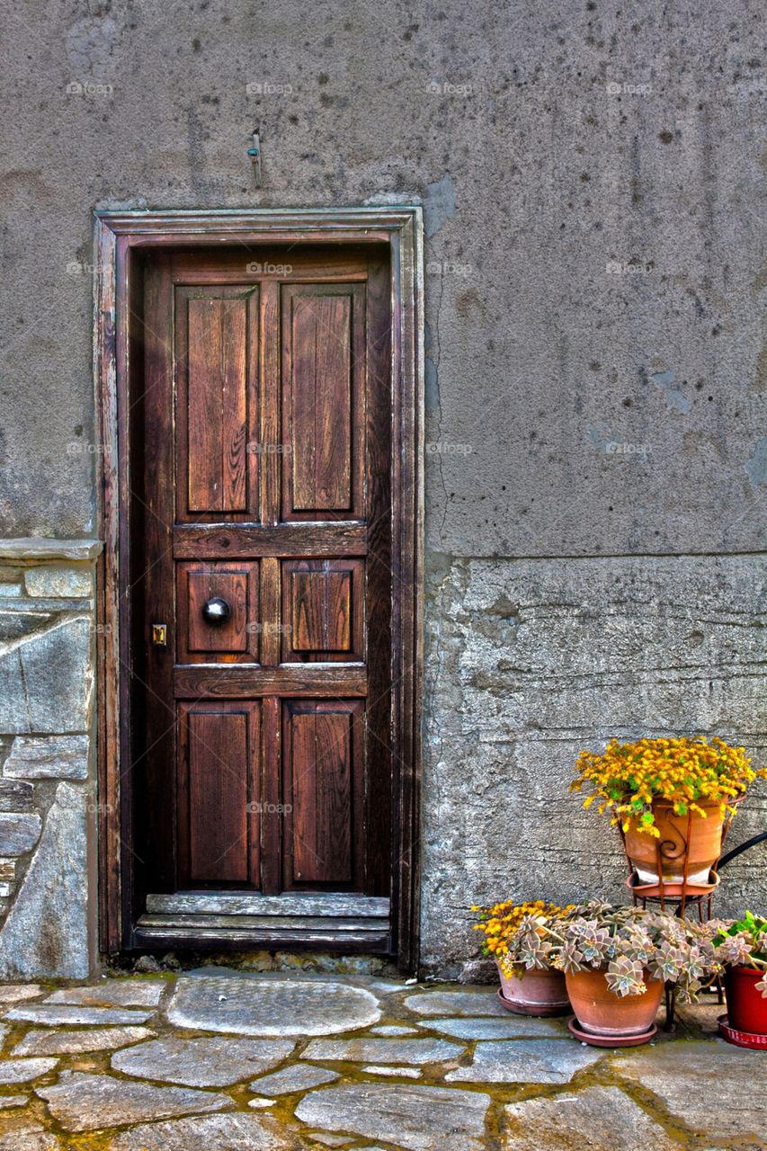 Wooden door